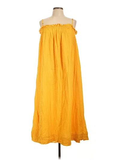 Pre-owned Apiece Apart Casual Dress In Yellow