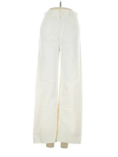 Pre-owned Apiece Apart Casual Pants In Ivory