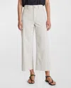 Apiece Apart Classic High Rise Wide Leg Merida Pant In Sand