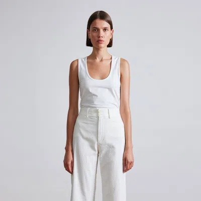 Apiece Apart Classic Merida Pant In White