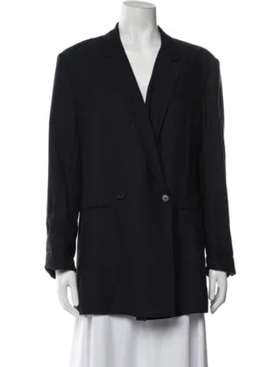 Pre-owned Apiece Apart Coat In Blue