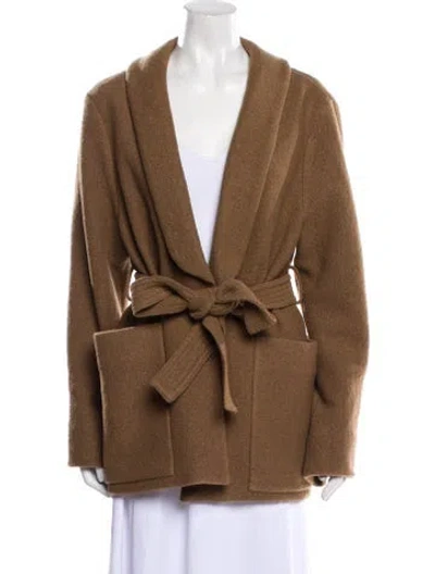 Pre-owned Apiece Apart Coat In Brown