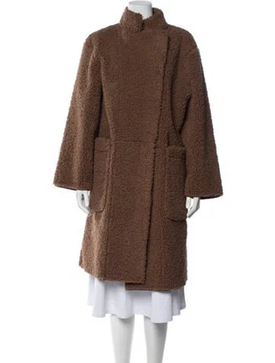 Pre-owned Apiece Apart Coat In Brown