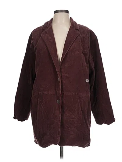 Pre-owned Apiece Apart Coat In Burgundy