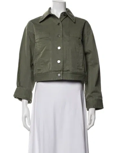 Pre-owned Apiece Apart Coat In Green