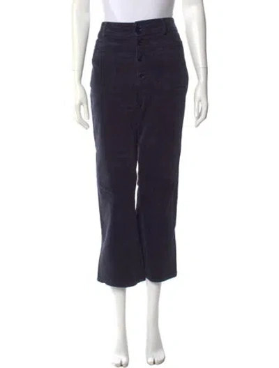 Pre-owned Apiece Apart Corduroy Wide Leg Pants In Blue