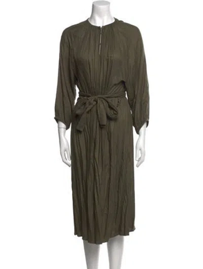 Pre-owned Apiece Apart Crew Neck Jumpsuit In Green