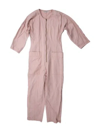 Pre-owned Apiece Apart Crew Neck Jumpsuit In Purple
