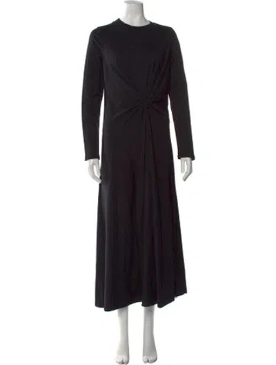 Pre-owned Apiece Apart Crew Neck Long Dress W/ Tags In Black