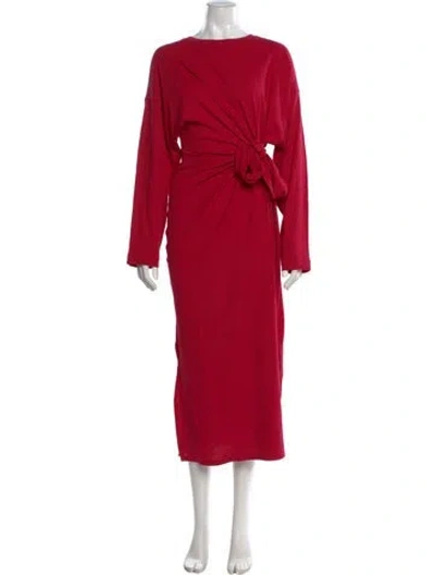 Pre-owned Apiece Apart Crew Neck Long Dress W/ Tags In Pink