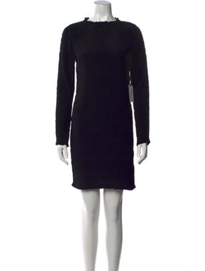 Pre-owned Apiece Apart Crew Neck Mini Dress W/ Tags In Black