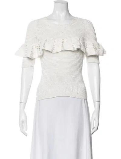 Pre-owned Apiece Apart Crew Neck Short Sleeve Top In Neutral