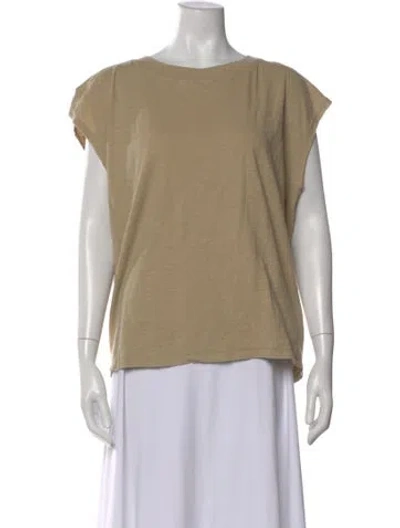 Pre-owned Apiece Apart Crew Neck Short Sleeve T-shirt In Green