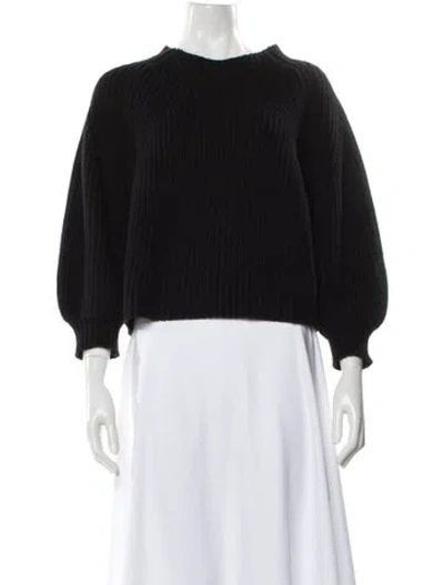 Pre-owned Apiece Apart Crew Neck Sweater In Black