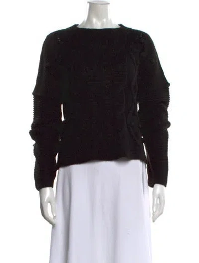 Pre-owned Apiece Apart Crew Neck Sweater In Black