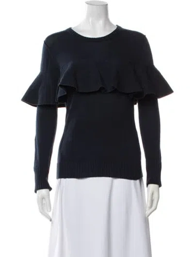 Pre-owned Apiece Apart Crew Neck Sweater In Blue