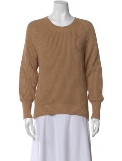 Pre-owned Apiece Apart Crew Neck Sweater In Brown