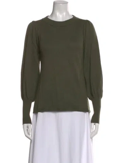 Pre-owned Apiece Apart Crew Neck Sweater In Green