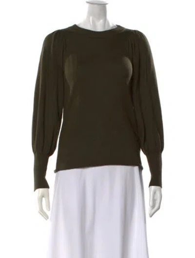 Pre-owned Apiece Apart Crew Neck Sweater In Green