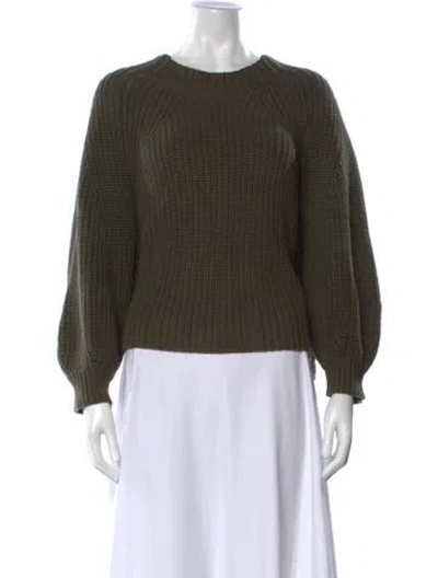 Pre-owned Apiece Apart Crew Neck Sweater In Green