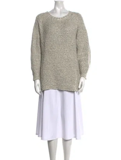 Pre-owned Apiece Apart Crew Neck Sweater In Grey
