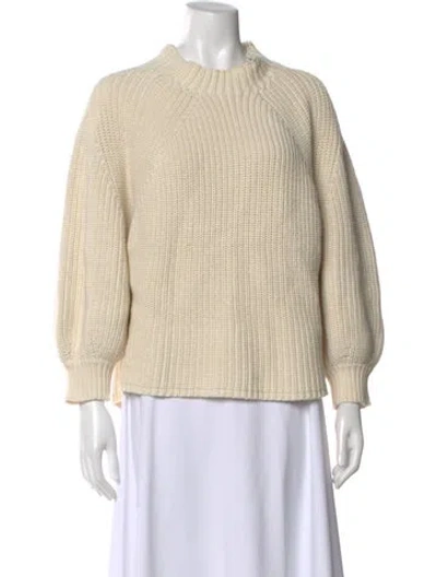 Pre-owned Apiece Apart Crew Neck Sweater In Neutral