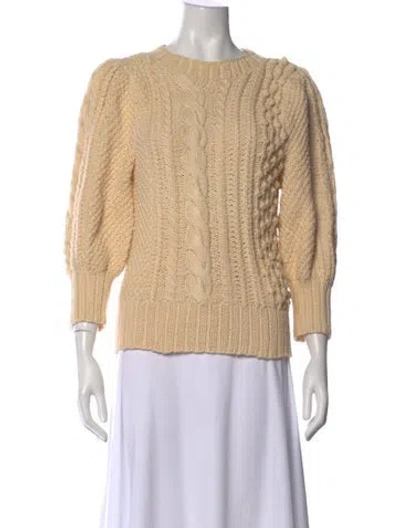 Pre-owned Apiece Apart Crew Neck Sweater In Neutral
