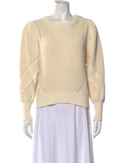 Pre-owned Apiece Apart Crew Neck Sweater In Neutrals