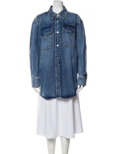 Pre-owned Apiece Apart Denim Jacket In Blue