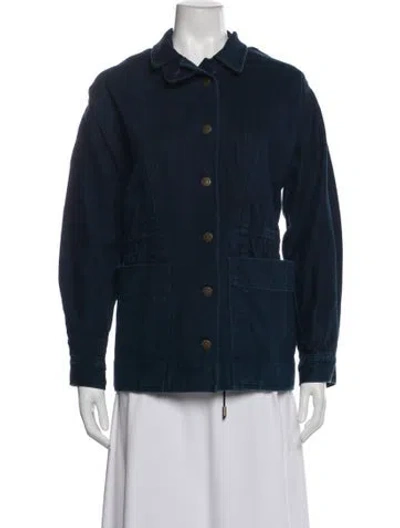 Pre-owned Apiece Apart Denim Jacket In Blue