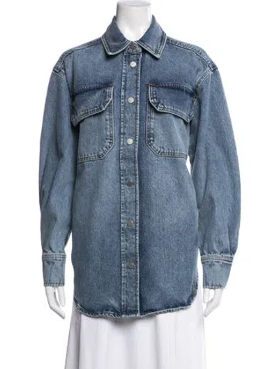 Pre-owned Apiece Apart Denim Jacket In Blue