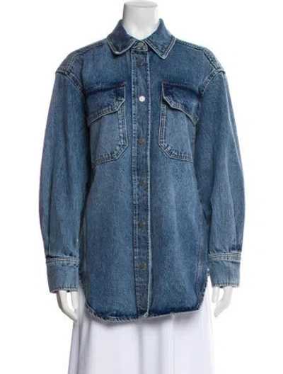 Pre-owned Apiece Apart Denim Jacket In Blue
