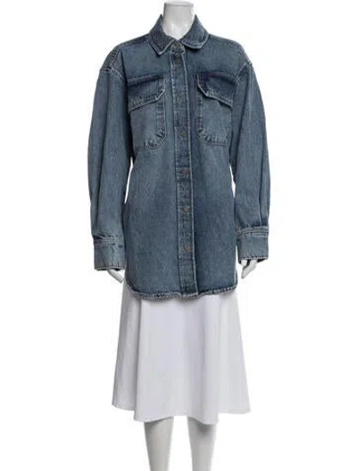 Pre-owned Apiece Apart Denim Jacket In Blue