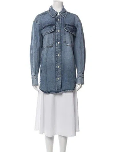Pre-owned Apiece Apart Denim Jacket In Blue