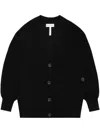 Apiece Apart Drippy Tissue Cardigan In Schwarz