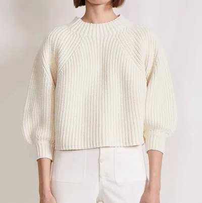 Apiece Apart Eco Nueva Merel Sweater In Cream In Neutral