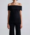 Apiece Apart Elena Strapless Top In Black In Black