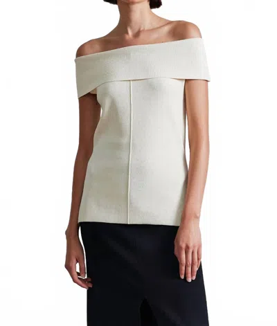 Apiece Apart Elena Strapless Top In Cream In White