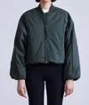 Apiece Apart Esteria Bomber Jacket In Loden Green In Multi