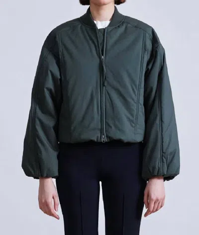 Apiece Apart Esteria Bomber Jacket In Loden Green In Multi