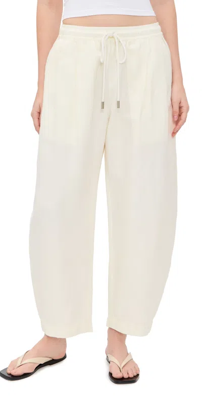 Apiece Apart Everyday Pull-on Pants Cream In White