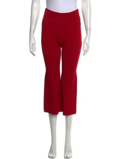 Pre-owned Apiece Apart Flared Pants In Red