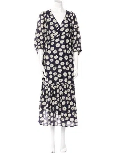 Pre-owned Apiece Apart Floral Print Long Dress