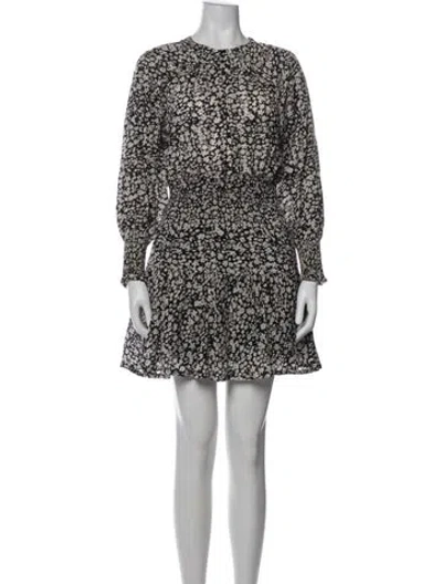 Pre-owned Apiece Apart Floral Print Mini Dress In Multi