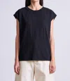 Apiece Apart Fuerza Tee In Black In Black