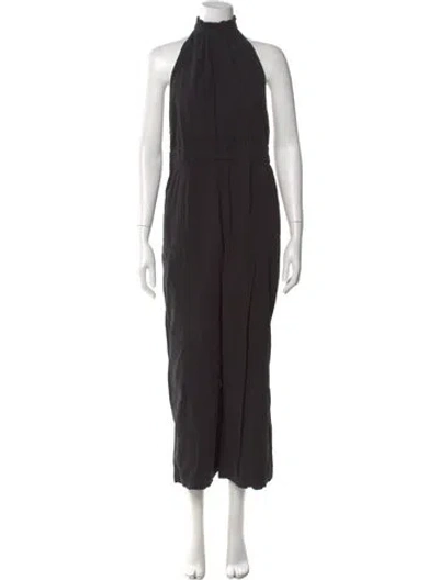 Pre-owned Apiece Apart Halterneck Jumpsuit In Black