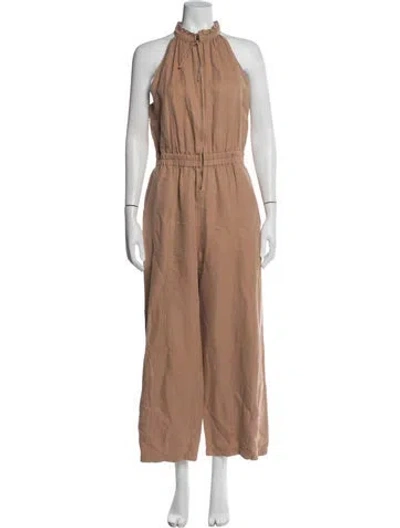 Pre-owned Apiece Apart Halterneck Jumpsuit In Neutral