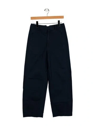 Pre-owned Apiece Apart High-rise Wide Leg Jeans In Blue
