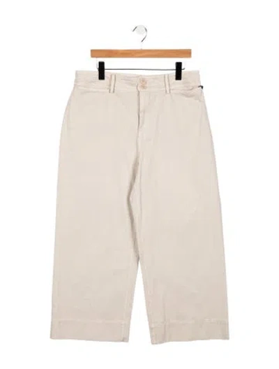 Pre-owned Apiece Apart High-rise Wide Leg Jeans W/ Tags In White