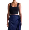 Apiece Apart Ilia Crop Top In Black